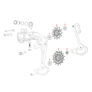 SRAM RD PULLEY KIT RD GX 2X11